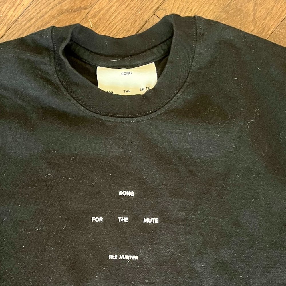 Song for the Mute - Black Short Sleeve Tee Shirt
